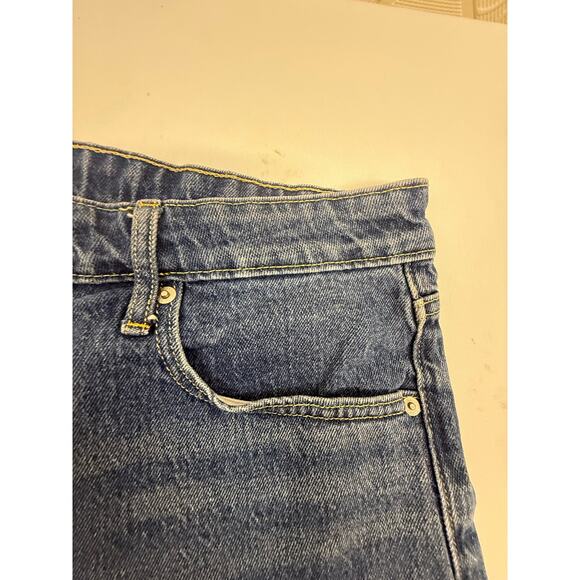 Free Assembly size 12 shorts denim USA stars strips on pockets distressed hem - Picture 10 of 15